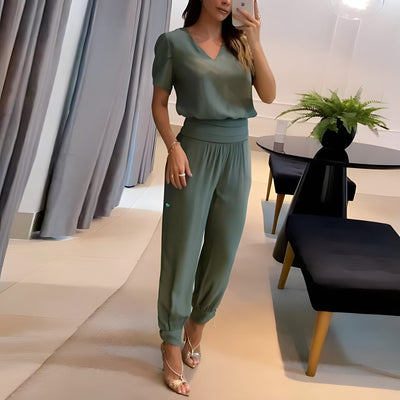 Damen Bluse &amp; Hose Set