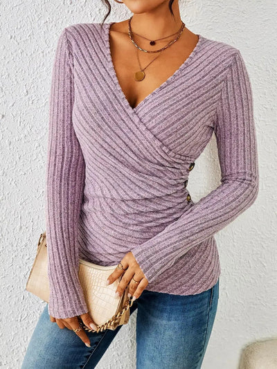 Terlia – Wickel-Rippen-Top