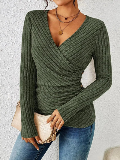 Terlia – Wickel-Rippen-Top