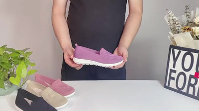 Evelyn – Atmungsaktive Slip-On Freizeitschuhe