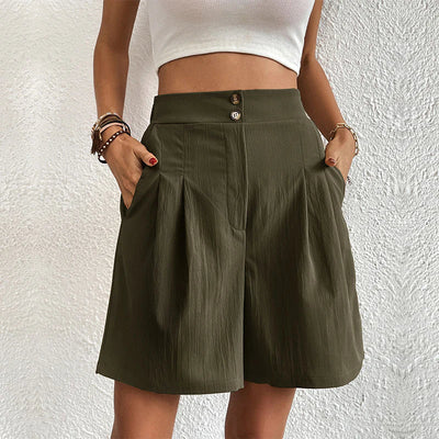 Norina – Weit geschnittene High-Waist-Shorts