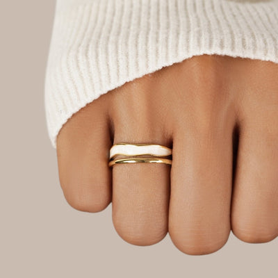 Einzigartiger Schicht-Ring