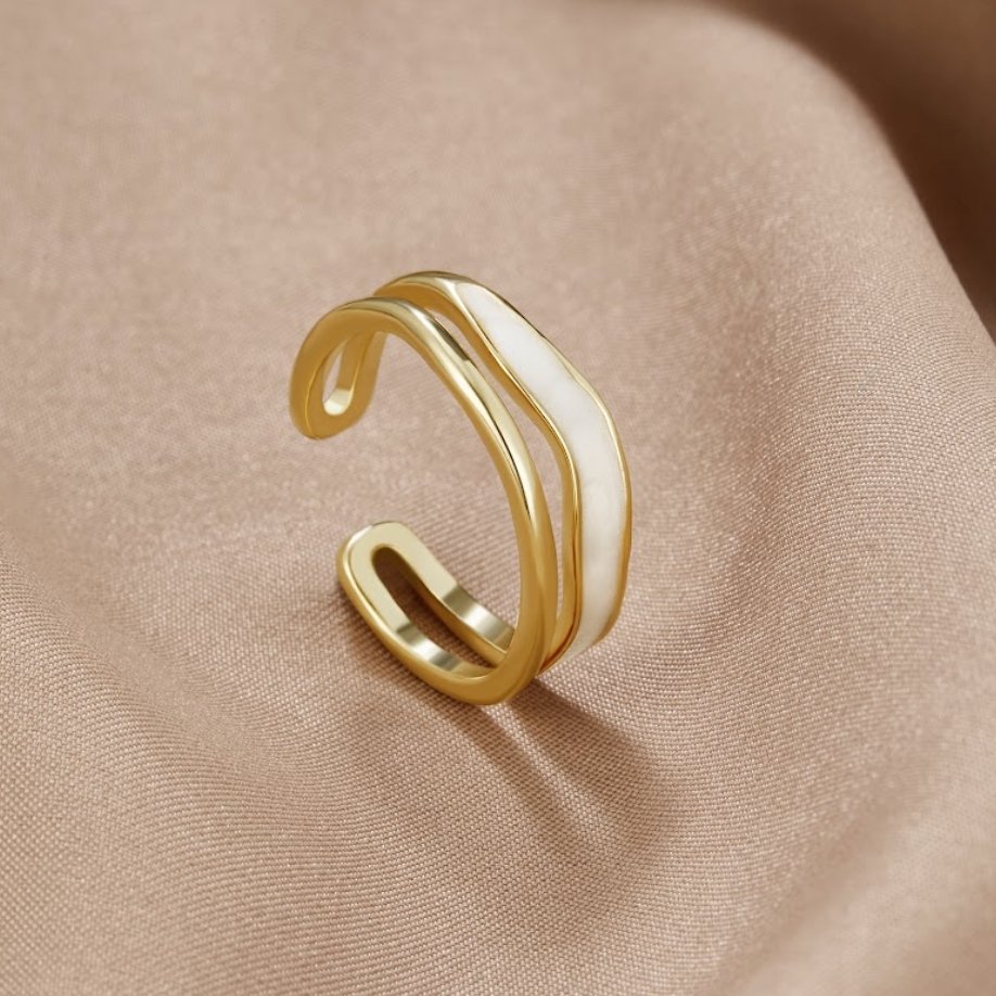 Einzigartiger Schicht-Ring