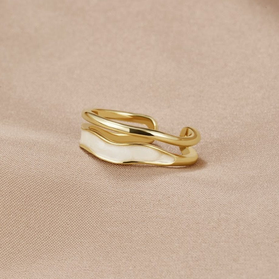Einzigartiger Schicht-Ring