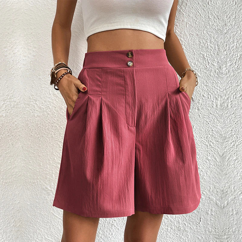 Norina – Weit geschnittene High-Waist-Shorts