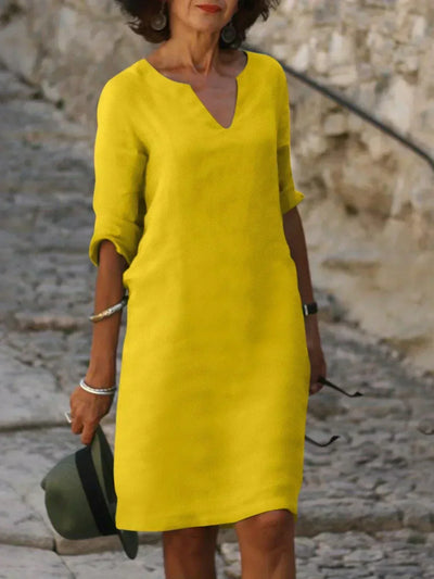 Maria | Elegantes Kleid mit V-Ausschnitt