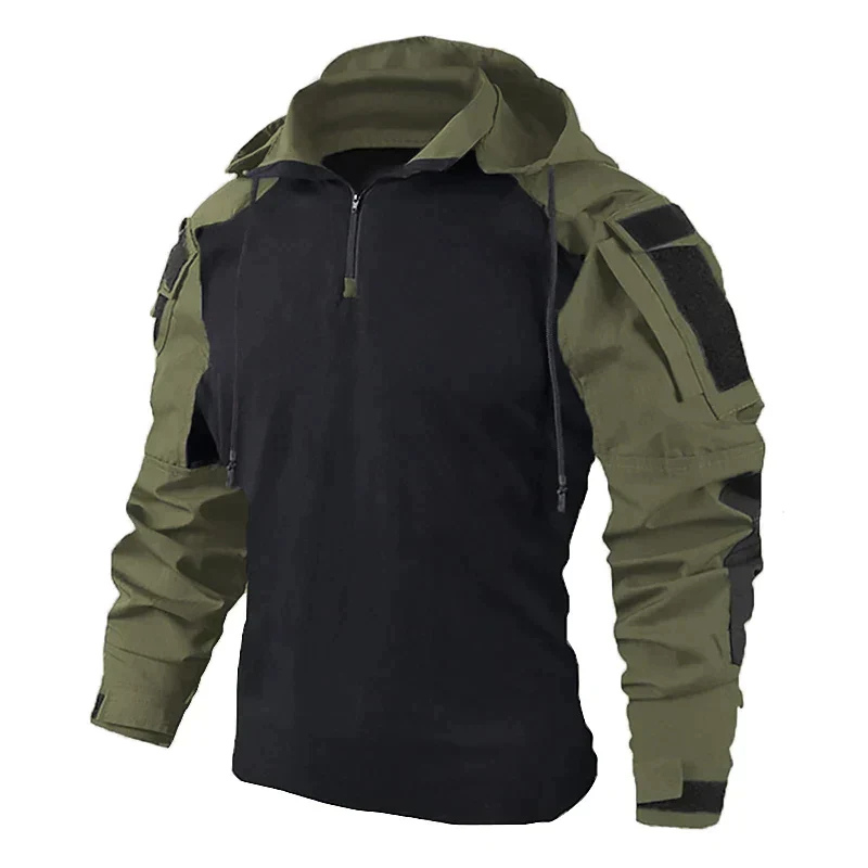 Taktische Softshell Jacke für Herren | Mit Kapuze