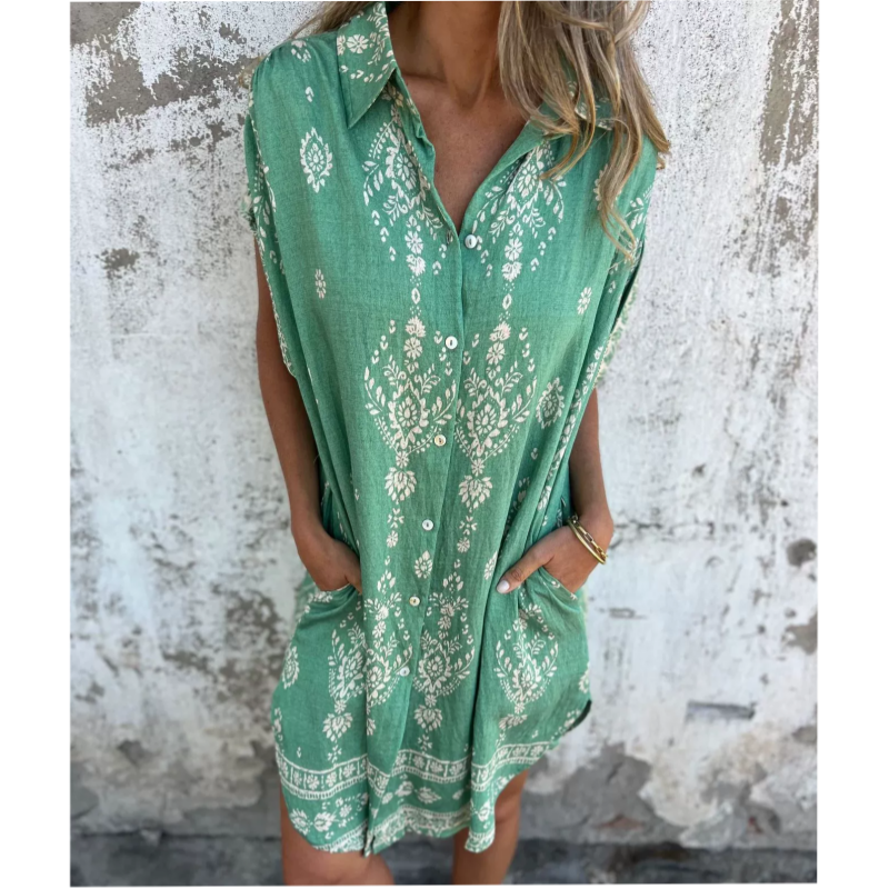 Alina | Luftiges Sommerkleid mit Taschen 